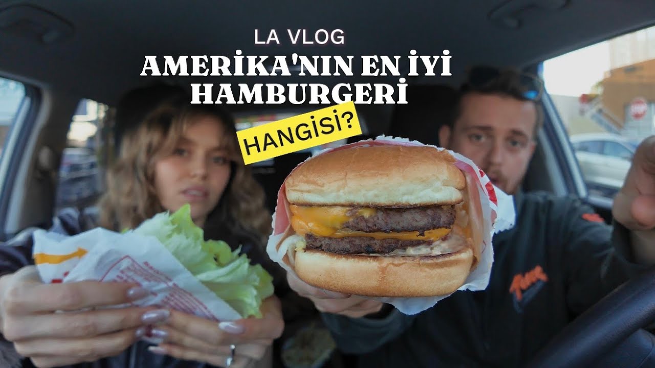 Amerika'nın en iyi hamburgerini seçiyoruz! LA vlog