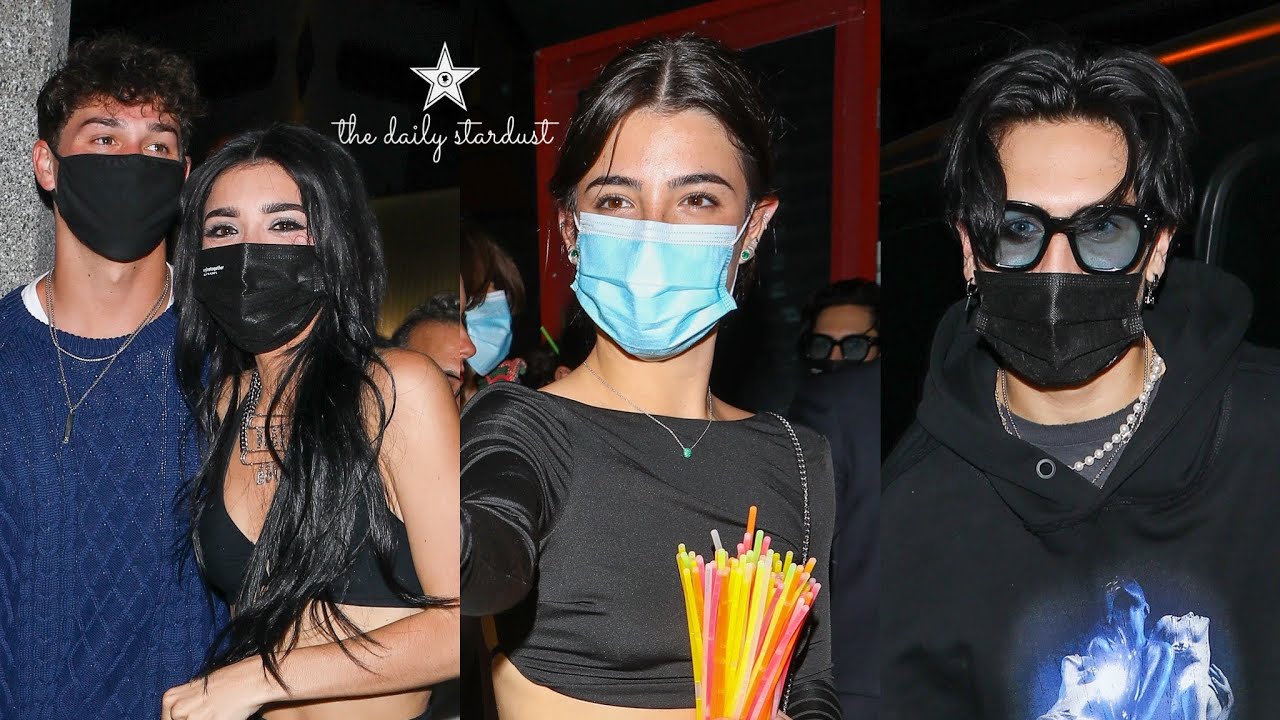 Noah Becks celebrates 20th birthday w/ Dixie D'Amelio & friends as Charli DAmelio passes glow sticks