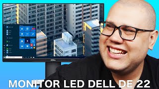 Monitor LED Dell de 22 polegadas Full HD, bisel fino, base de economia de espaço, SE2219H Mais Info