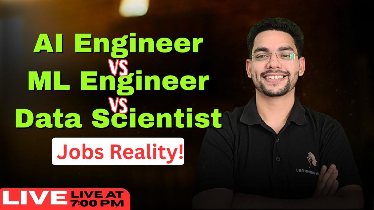 AI Engineer vs ML Engineer vs Data Scientist Jobs Reality !