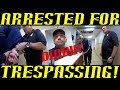 Frauditor arrested for criminal trespassing at city hall