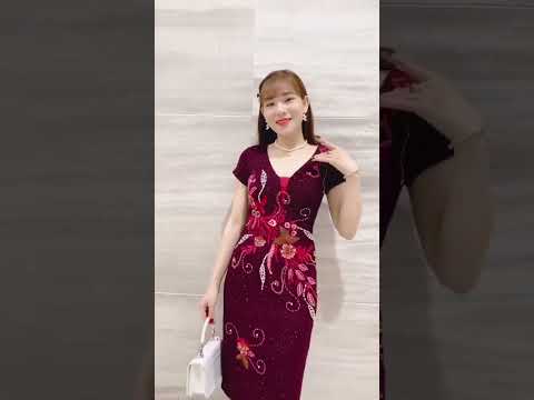 Video Thời Trang Trung Niên | MÃ DT868 VÁY ĐẸP NHẤT Gọi Ngay... - youtube