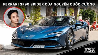 Nguyễn Quốc Cường đích thân cầm lái Ferrari SF90 Spider 50 TỶ mới tậu xuống xe chuyên dụng | XSX