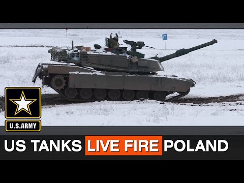 US Army • Tanks Live Fire • Poland