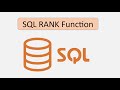 RANK Function in SQL | SQL Window Function
