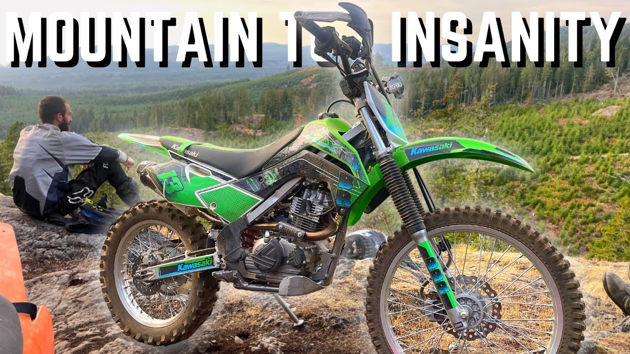 Pushing My Enduro Skill To New Levels On My BBR KLX170RF - YouTube