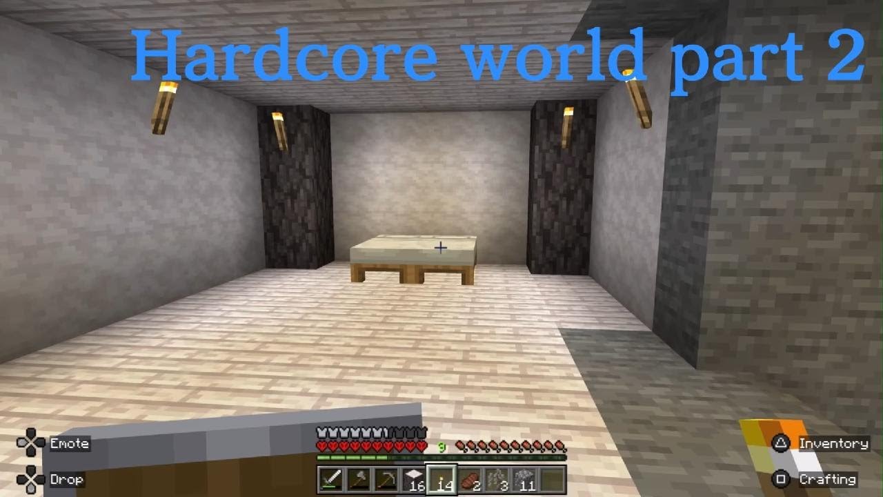 Minecraft Hardcore part 2 - YouTube