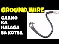 BATTERY GROUND WIRE CONNECTION.