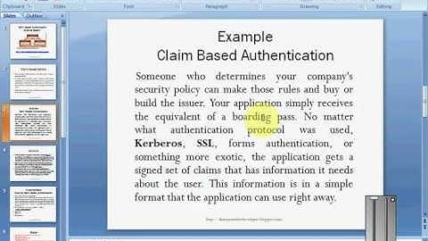 Claim based Authentication  External System Example & Source Code  Part 2