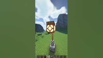 Working Redstone Lamp in Minecraft #shorts