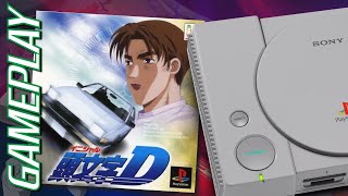 Initial D PS1 Gameplay - PS1 Drift Racing Game