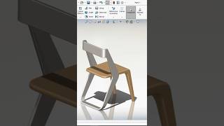 Chair in Solidworks. Watch the full video tutorial on my YouTube channel. #solidworks #design