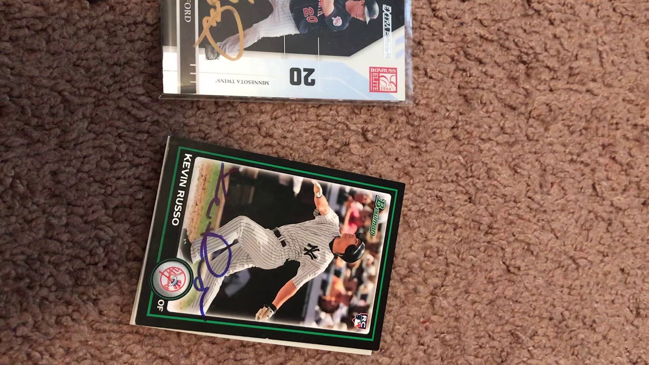 Baseball ip autos from hilsfilms
