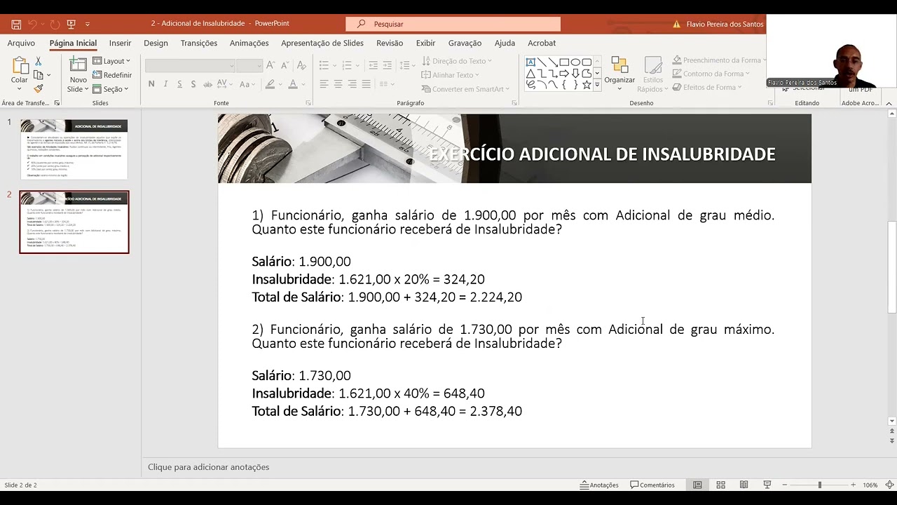 2 - Adicional de Insalubridade - 2026