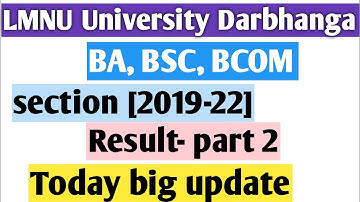 LNMU Part 2 Results 2022/LNMUrtResults Date Update/ LNMUPrt 3 Amission 2022