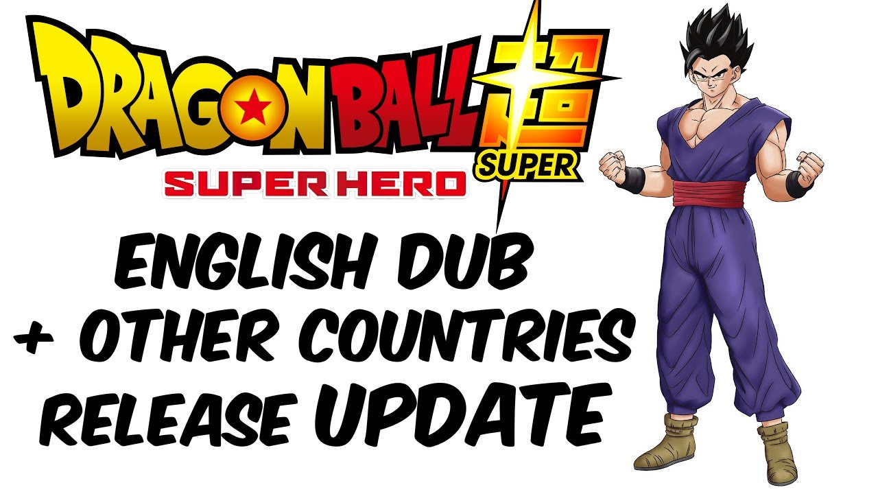 QANIME DVD Dragon Ball Super The Movie: Super Hero English Dubbed &  Subtitles