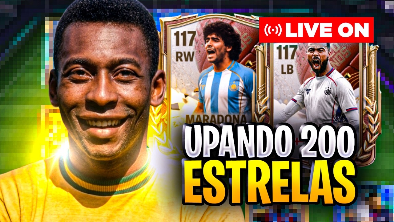 🔴LIVE ON FC MOBILE 26!!🔴UPANDO CONTA DOS INSCRITOS PARA 50 ESTRELAS!!🔥ANALISANDO TIME DOS INSCRITOS!