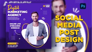Social Media Poster Design I Adobe Photoshop Tutorial #3 I OPTIMUS G screenshot 1