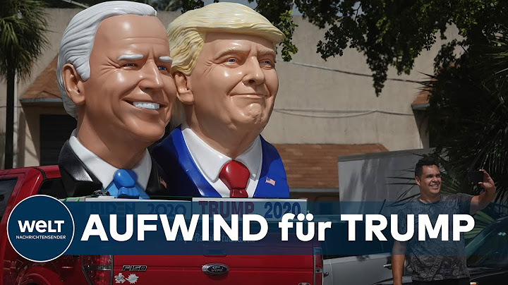 WELT THEMA:  Aufholjagd im US-Wahlkampf - Trump und Biden kämpfen verbissen um Florida