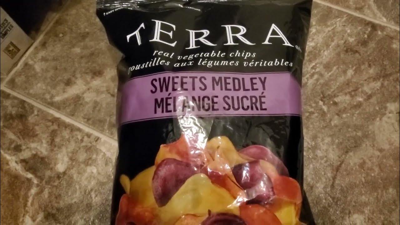 Review Terra Sweet Medley Root vegetable Chips Gluten Free YouTube