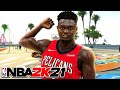 *NEW* ZION WILLIAMSON SLASHER BUILD is OVERPOWERED in NBA 2K21! BEST SLASHER BUILD