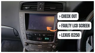 Player Profile Introducing faulty LCD screen a program cannot be read please consult to a dealer in LEXUS IS250
