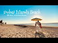 Newly Opened DUBAI ISLANDS BEACH ⛱️| First Beach in the Emirate to Allow Dogs to Swim | MIKAY TV