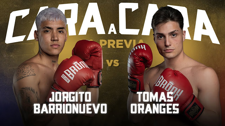JORGITO BARRIONUEVO vs TOMAS ORANGES | CARA A CARA | LGP2
