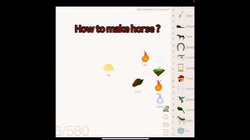 How To Make Horse 🐎 In Little Alchemy   #shorts #youtubeshorts #viral #video