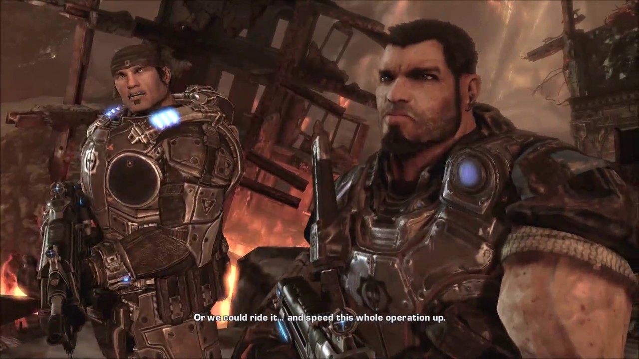 Gears Of War 2 18 AFTERMATH Closure (Game Ending) YouTube