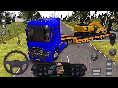 Kamyon ile Kepçe (Dozer) Taşıma Görevi || Truck Simulator: Ultimate #13 - Android Gameplay