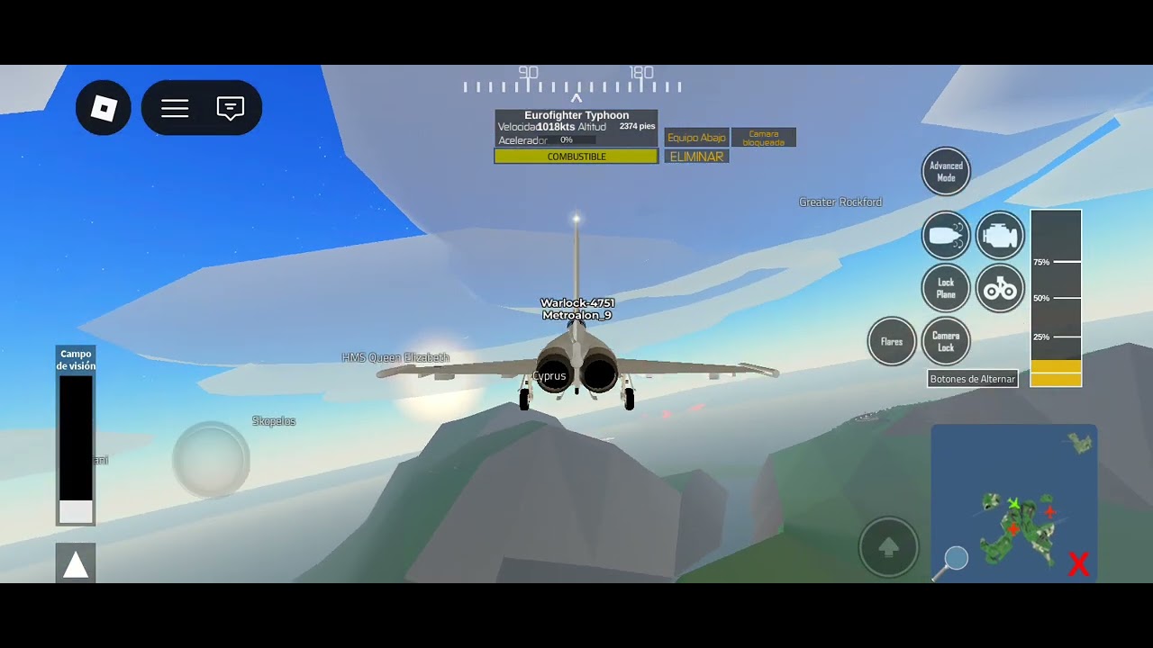 Vuelo desde Tokio a !ESPAÑA! (En el juego grater rockford)