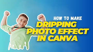 How to create Drip Photo Effect in Canva | Drip Effect Tutorial