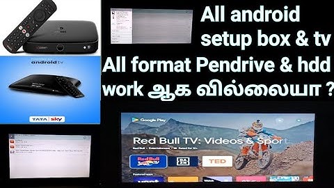 NTFS format pendrive & hdd || all android setup box & tv supporting