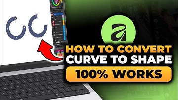 How To Convert Curve To Shape in Affinity (100% WORKS) | FAST & EASY | NO Yapping, To The Point!