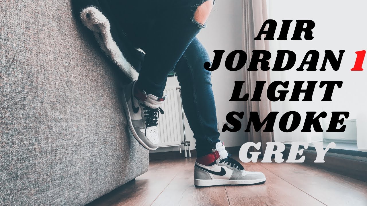 AIR JORDAN 1 LIGHT SMOKE GREY ON-FEET REVIEW | REALLY A POOR MAN'S UNION?!