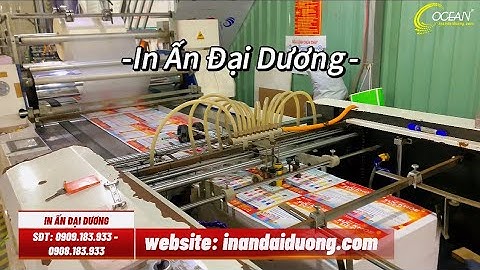 In Ấn Đại Dương - Xưởng in, thiết kế, gia công tờ rơi theo yêu cầu