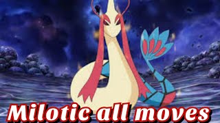 milotic all attacks \& moves (Pokemon)