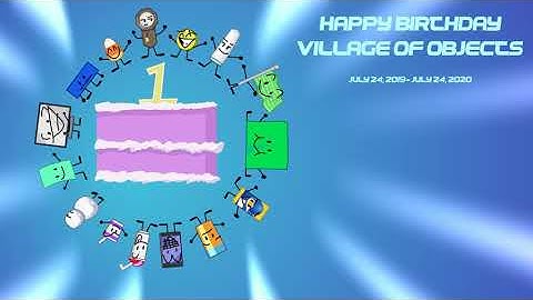 Happy Birthday Village of Objects!