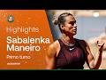 SABALENKA parte forte: Bouzas Maneiro ko 6-4 6-2 al debutto | HIGHLIGHTS | Roland Garros 2026