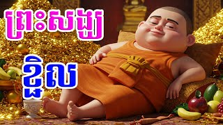 រឿង ព្រះសង្ឃខ្ជិល | និទានរឿងខ្មែរ , KV Fairy Tales 2025