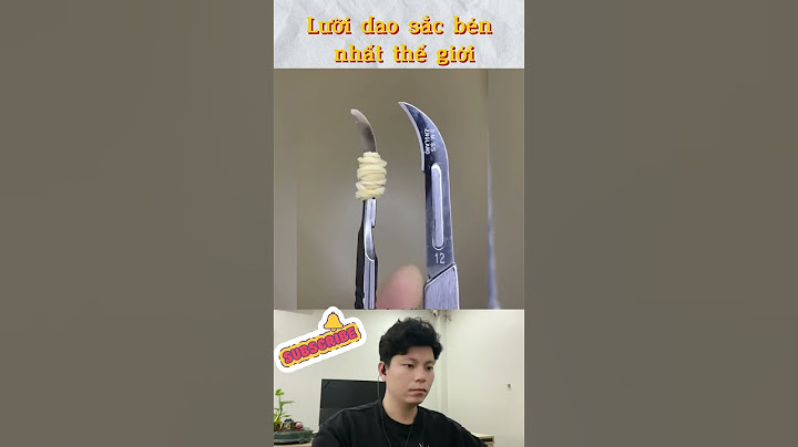 Lưỡi dao sắc bén nhất thế giới, thậm chí có thể thay thế dao mổ  #tăng kiến ​​thức  #nangcaokienthuc