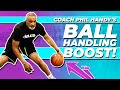 INTENSE AT HOME Dribbling Workout with LA LAKERS Coach! 😱