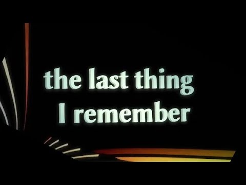 J. R. Sullivan - The Last Thing I Remember