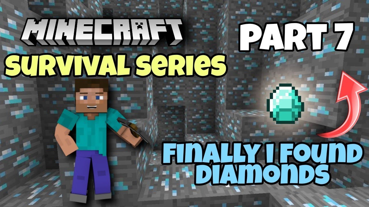 Finally i found diamonds in minecraft || minecraft survival series part ...