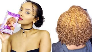 FROM BLACK TO GOLDEN BLONED NO BLEACH!/ DARK AND LOVELY HAIR COLOUR REVIEW PART 1