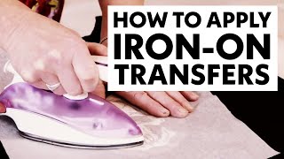 How to Apply an Iron On Transfer to a Garment