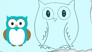 How To Draw An Owl By Hooplakidz Doodle Drawing Tutorial