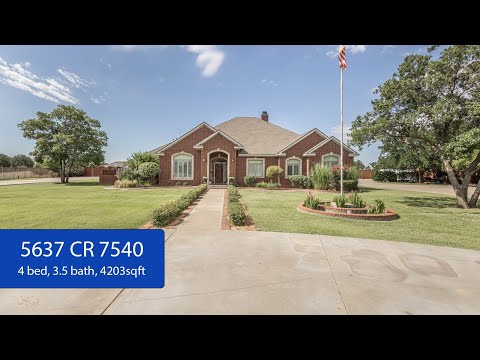 5637 County Road 7540, Lubbock, TX home video tour