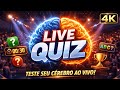 🔴LIVE QUIZ | Teste Seu Cérebro [ Tempo Real ]🧠